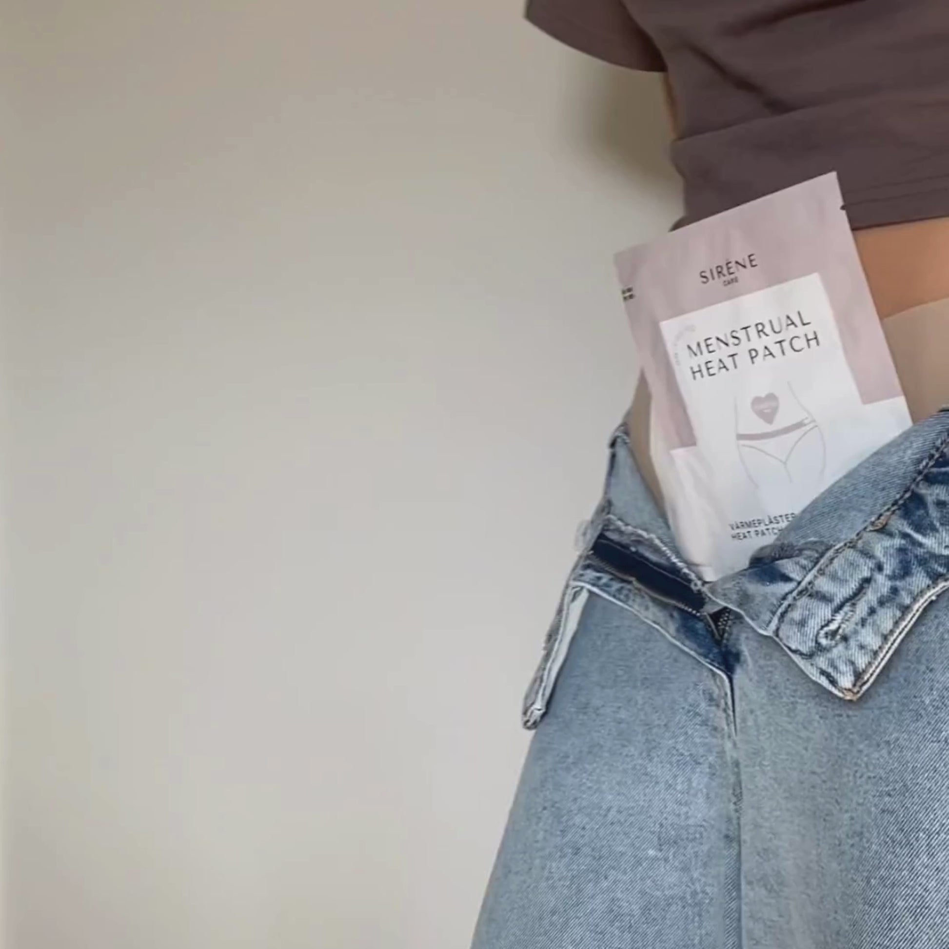 värmeplåster video värmedyna Siréne care